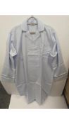 Bonsoir Women's Jacquard Night Shirt, Blue, Size S