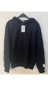 Four Ambience Men's Support Humankind Hoodie, Black, Medium