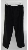 Acne Studios Men's Loose Fit Suit Trousers, Black, Size 38