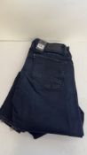 G-Star RAW Women's Lynn 2-Zip Mid Waist Skinny Ankle Jeans, Blue, Size W27 L32