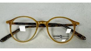 Etnia Barcelona Pearl District II Glasses, Yellow, Brown [48-19-148]