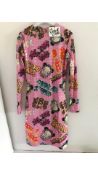 Maria Escote Stretch Dress, Pink, Size M