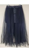 Miss Sixty Double Layered Skirt, Black, Small