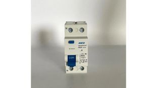 Three MCG Residual Current Devices, 100A, 2 Pole, 30mA, Type A