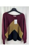 Three B.Young Women's Bxnalli Pullover, Multicolor, Size S/M
