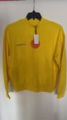Pangaia 365 Women's Sweatshirt, Saffron Yellow, Size XS