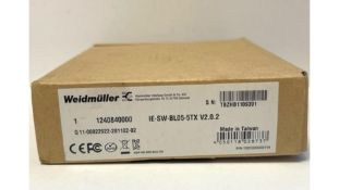 Weidmüller IE-SW-BL05-5TX V2.0.2 Unmanaged Fast Industrial Ethernet Switch