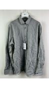 Filippa K Men's Lewis Flannel Shirt, Grey Melange, Chest 50