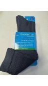 Six Pairs of Norfolk Care Extra Wide Wool Knee High Socks, Grey, UK 6-8