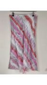Rails Women's Anya Midi Skirt, Coral Waves, Size S