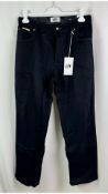 Eytys Men's Benz Wool Trousers, Black, Size W32 L34
