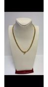 All Blues DNA Necklace, Gold, 20