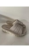 Caprice Women's Suede Mule, Beige, Size UK 5. No Box
