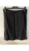 A.P.C Women's Jupe Stitch Skirt, Black. Size 40