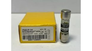 Two Eaton Bussmann FNQ-R-3/4 Branch Circuit Fuse, Pack of 10