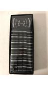 Two Kensington Stripe Bow & Cummerbund Sets, Black/White