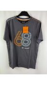 Ten McLaren Men's Graphic T-Shirt, Black, EU 44/46, Small