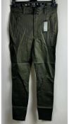 G-Star RAW Women's Weld High Skinny Chino Pants, Green, 31W/34L