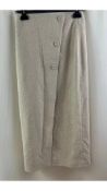 Malene Birger Women's Ciliae Long Skirt, Cream, W40