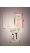 Racil Swarovski Women's Enamel Earrings, Blush Pink Sugar