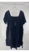 Rails Short Valentina Dress, Black, Size S