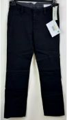 BA&SH Women's Ross Jeans, Wide, Black, Size 2/UK 8