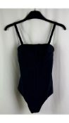 Bondi Born Women's Imogen One Piece Swimsuit, Black, Size UK 6