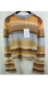 Acne Studios Women's Mohair Knitted Jumper, Multicoloured, Small
