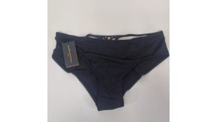 Marlies Women's Dekkers Contrast Trim Cut Out Briefs, Black, Size L