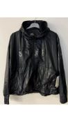 Stronger Women's Loose Wind Jacket, Black, Size XL