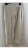 Malene Birger Women's Ciliae Long Skirt, Cream, Size 38