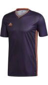 Two Adidas Men's Tiro 19 T-Shirt, Purple, Size S