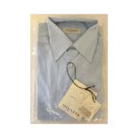 Giuliva Heritage Men's Long Sleeve Shirt In Cotton, Light Blue, IT 46, UK 36