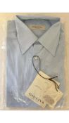Giuliva Heritage Men's Long Sleeve Shirt In Cotton, Light Blue, IT 46, UK 36
