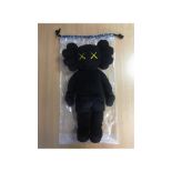Kaws Holiday Hong Kong 20" Plush Bear, Black