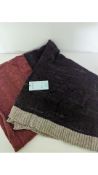 Two Eribe Treeline Wide Scarf, Wrap, Old Rose, One Size