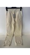 Rails Women's Kingston Joggers, Winter White, Size XS