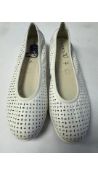 Two Caprice Comfort Women's Ballerina Shoes, White, Size UK 5. No Box