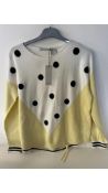 Oui Women's Jumper, Yellow, Size 40