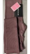 Twelve Pretty Little Things Women's Ribbed Legging, Mauve, Size S