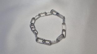 Pandora Sterling Silver Link Chain Bracelet, 20cm