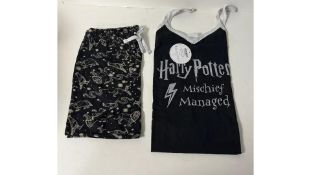 Seven Harry Potter Women's Pyjamas, Black, Size S