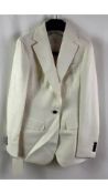 Suit Studio Women's Wool Cameron Jacket, Off White, 32R.