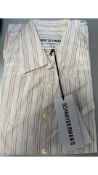 Schnayderman's Women's Overasized Stripe Shirt, Multicoloured, Medium