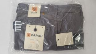 Four Farah Classic Men's Roachman Trousers, Grey, Size W32 L31
