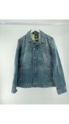 G-Star RAW Men's Scutar Slim Jacket, Blue Faded Atlas, Size S