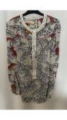 Two Oui Women's Animal Print Blouse, Multicoloured, Size 38