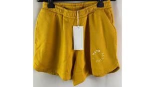 Two 7-Days Active Women's Sweat Shorts, Yellow, XS