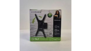 Eight Vivanco Tilt TV Wall Mount Bracket, Small/Up to 43