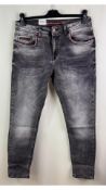 Cipo & Baxx CD569 Men's Slim Fit Jeans, Black, W34 L32